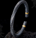 Fire Blaze Gold Vein Bangle